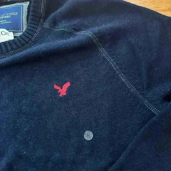 New American eagle outfitters crewneck sweater men’s size M - Picture 3 of 8